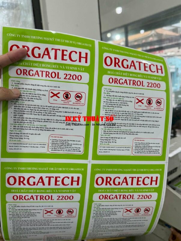 In tờ rời giới thiệu thông tin sản phẩm khổ A4, tờ rời số lượng ít in kỹ thuật số - INKTS1609