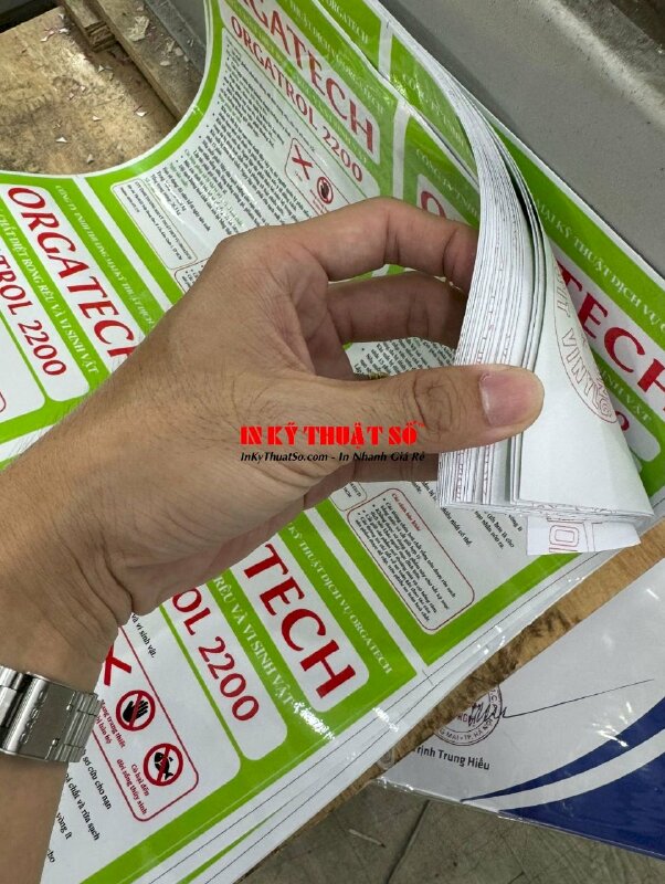 In tờ rời giới thiệu thông tin sản phẩm khổ A4, tờ rời số lượng ít in kỹ thuật số - INKTS1609