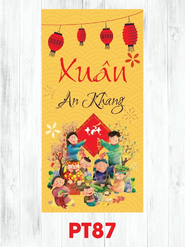 Thiết kế lì xì đại cát Ông Thần Tài Chúc Mừng Năm Mới - Mã PT86 - INKTS2542