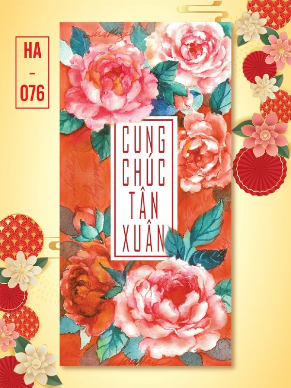 In bao lì xì Phúc Lộc Thọ Xuân Sum Vầy - Mã HA074 - INKTS2633