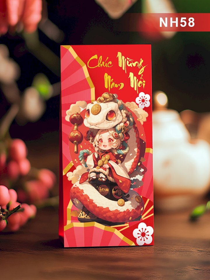 In bao lì xì giá rẻ Mừng Xuân - Mã HC019 - INKTS2415