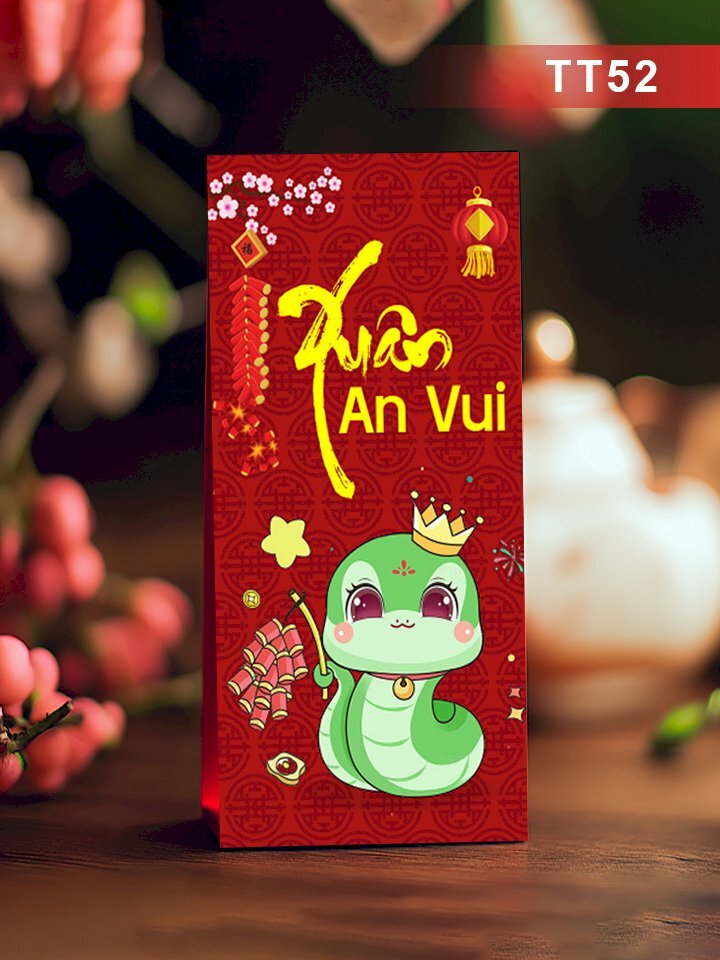 Thiết kế bao lì xì ấn tượng Cầu Dừa Đủ Xoài - Mã TT50 - INKTS2667