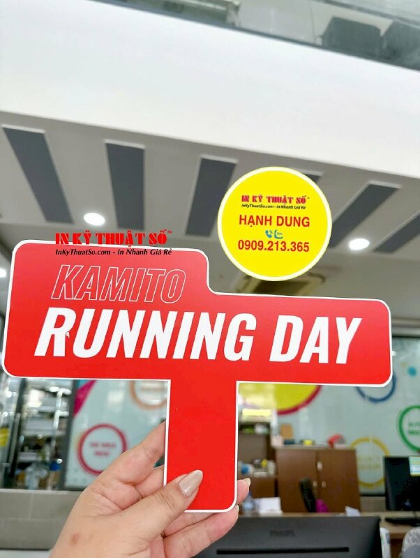 Bảng cầm tay sự kiện giải chạy bộ Running Day cho thương hiệu thể thao - INKTS2989