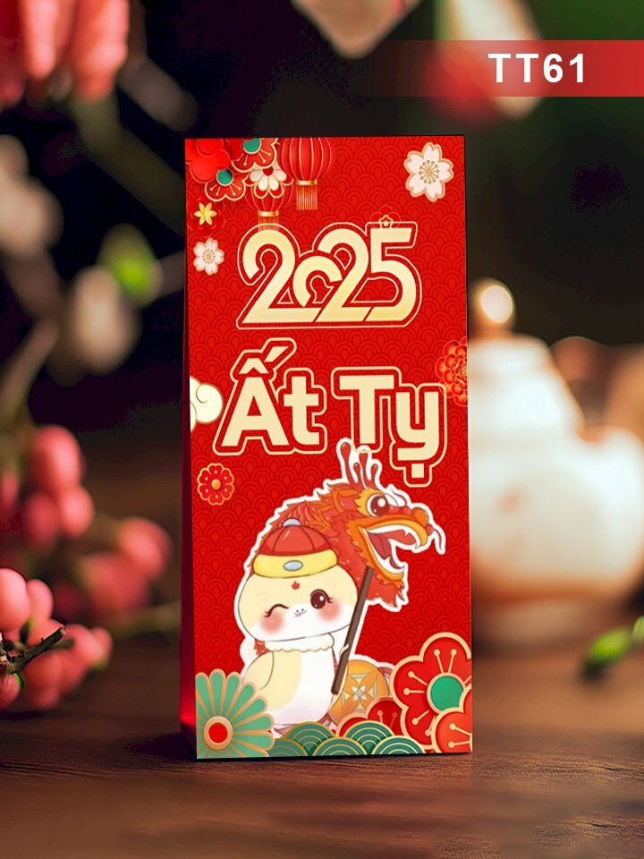 Làm phong bao lì xì Tết Trao Sức Khỏe Xuân Trọn An Vui - Mã TT59 - INKTS2676