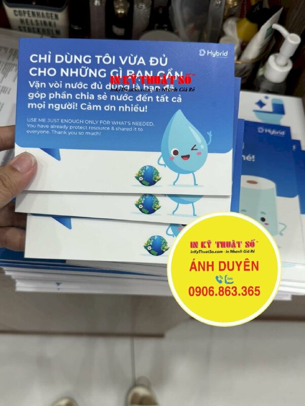 In Decal dán kính 2 mặt thông tin hướng dẫn thi công bắn keo chà ron gạch - INKTS1646