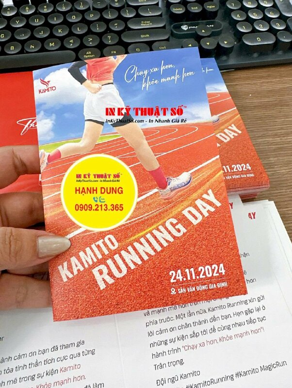 In thư ngỏ gửi khách hàng, cộng đồng, chương trình về sự kiện Running Day cho thương hiệu thể thao - INKTS2987