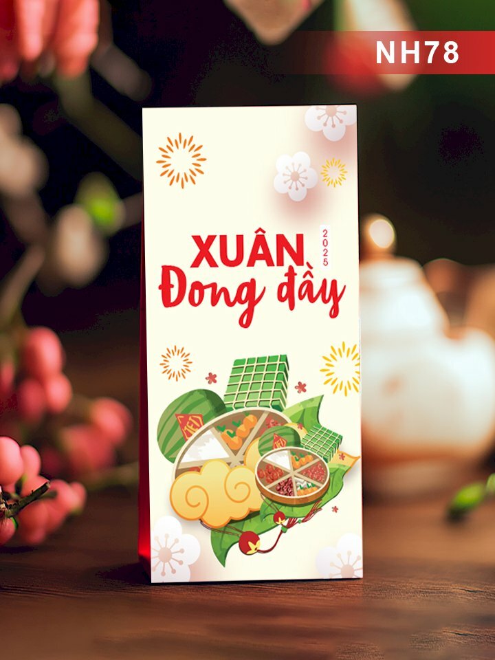 Thiết kế phong lì xì chibi lì xì Tết Việt - Mã PT57 - INKTS2513
