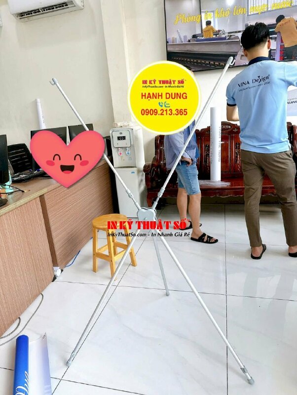 Combo Poster 80cm x 180cm &amp; Standee cao cấp tăng đơ sự kiện nhà nông cho công ty cung cấp hạt giống ngô lai - INKTS2864