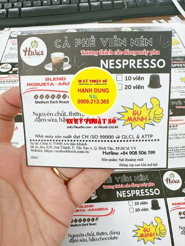 In business card giấy Astropack 300gsm dịch vụ Việt Mỹ, hàng gửi đi Mỹ từ TPHCM - INKTS1844