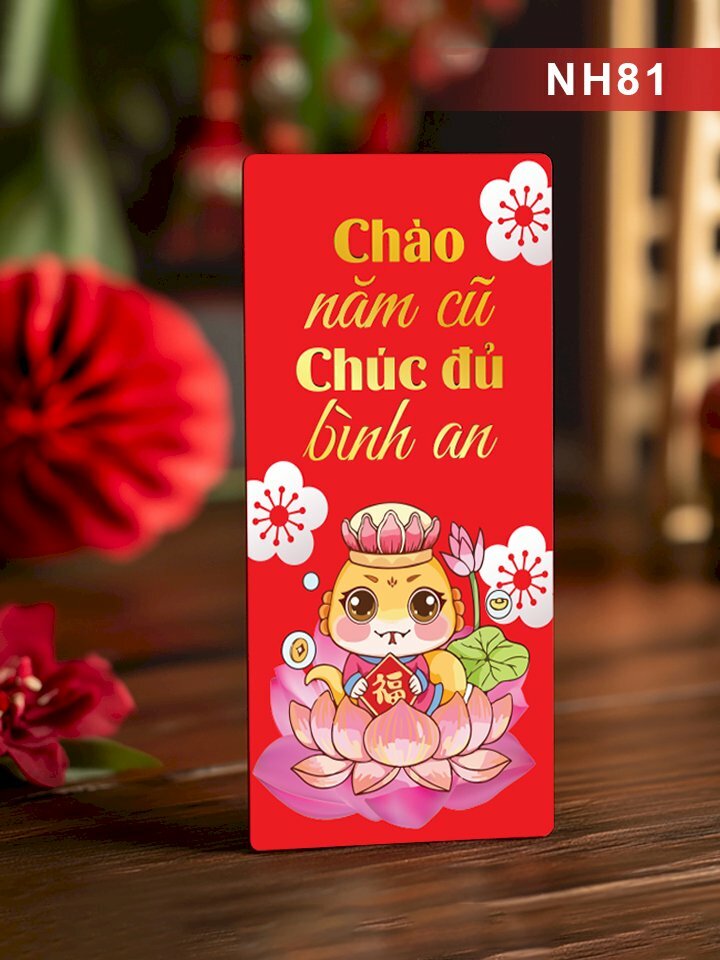 In bao lì xì đẹp Lì Xì Tết - Mã PT60 - INKTS2516