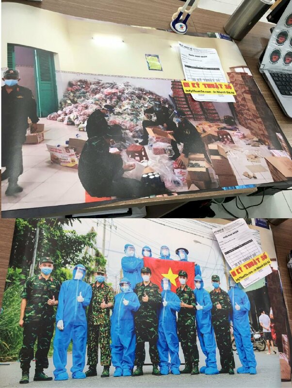 Decal in chuyển nhiệt lên vải, in Decal Pet nhiệt logo Khoa ngôn ngữ Nhật trường đại học - INKTS1834