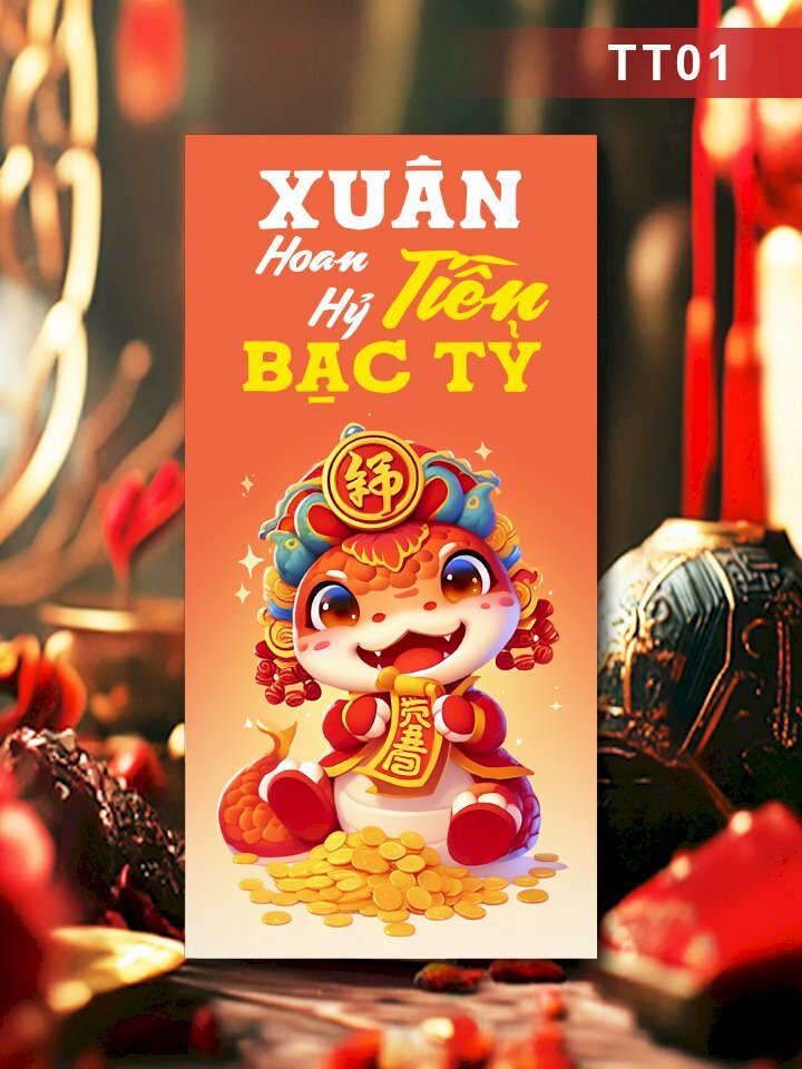 In lì xì Tết Thần Tài Chibi - Mã HC024 - INKTS2420