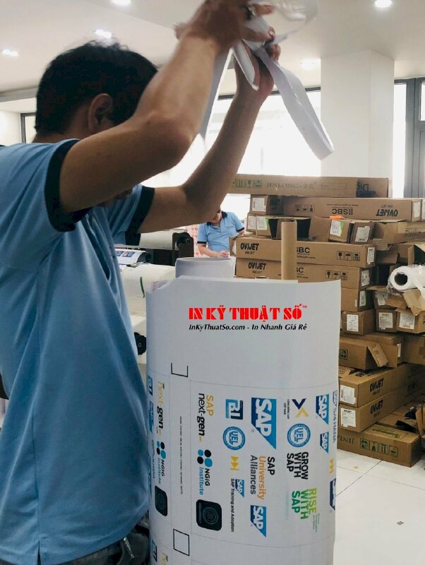 In tem nhãn thực phẩm đông lạnh cá trứng ướp gia vị, in tem decal sữa, có bế tem - INKTS1575