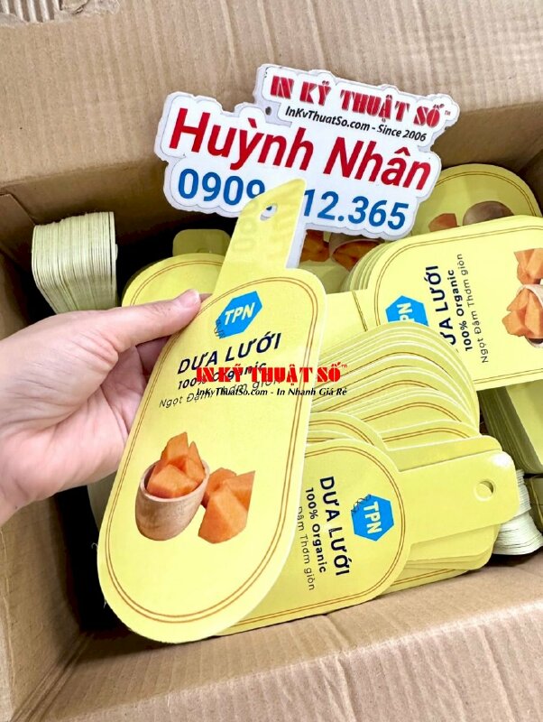 In tag treo quả dưa lưới, tem dưa lưới, tem treo trái dưa lưới - INKTS2827