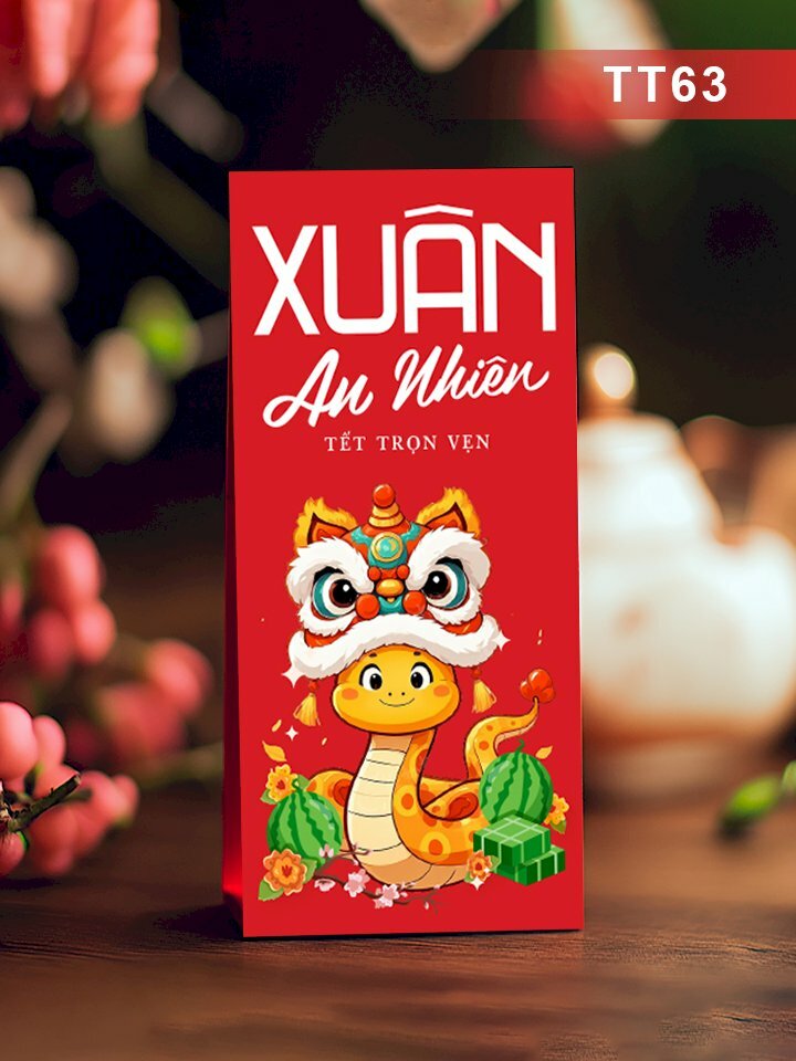 In lì xì số lượng ít Ất Tỵ 2025 - Mã TT61 - INKTS2678