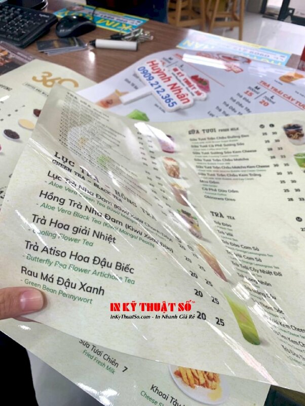 In tem nhãn sticker trái cây, sticker dưa lưới, sticker dừa sáp từ Decal sữa, bế theo viền - INKTS1669
