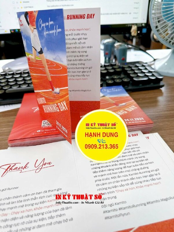In thư ngỏ gửi khách hàng, cộng đồng, chương trình về sự kiện Running Day cho thương hiệu thể thao - INKTS2987