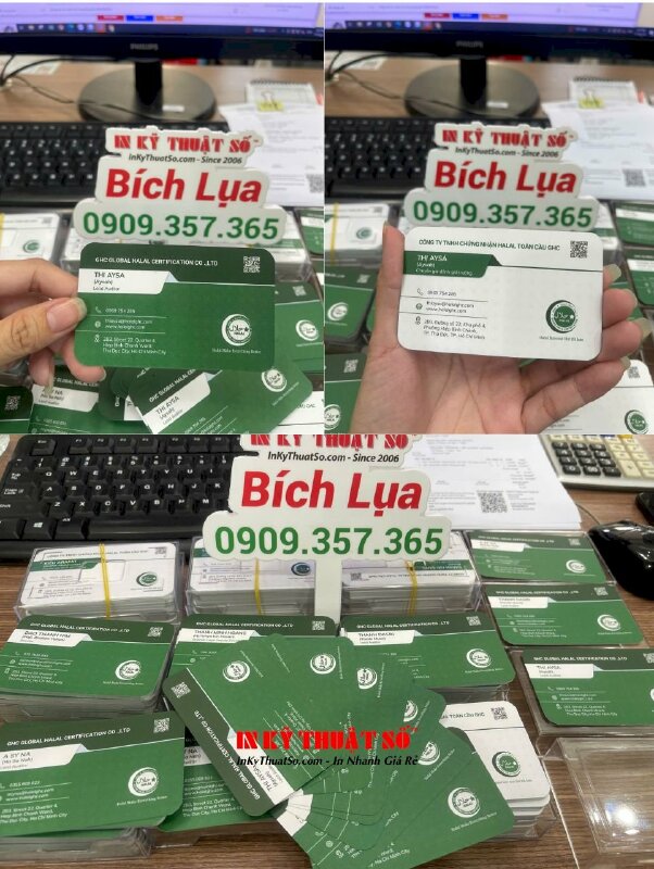 In thẻ Membership Card, thẻ thành viên câu lạc bộ Golf doanh nhân - INKTS1867