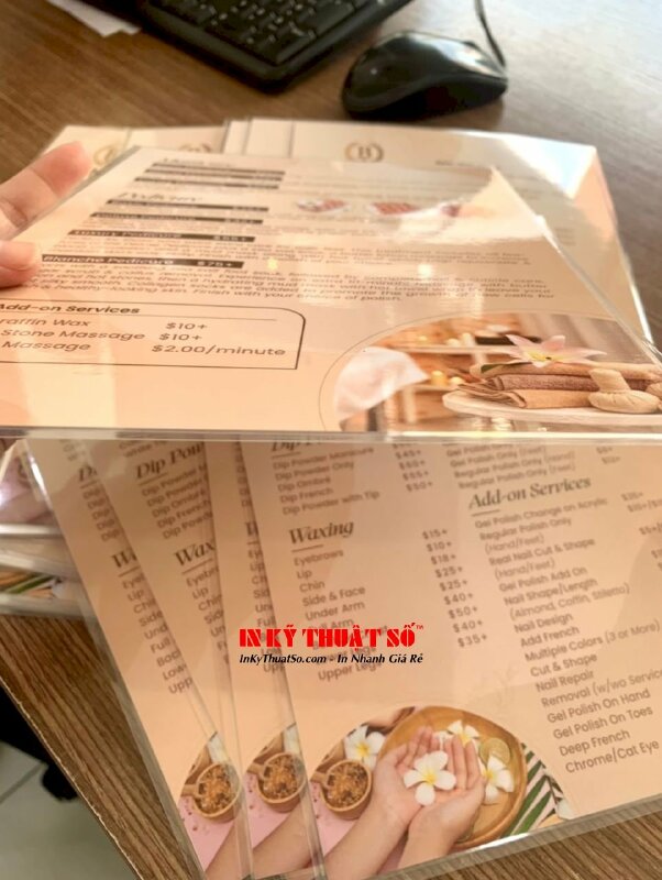 In Decal tem tròn thông tin địa điểm cắm trại bằng tiếng Anh, tem dán hình tròn in thông tin theo yêu cầu - INKTS1761