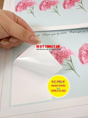 In tem Decal sữa dán hộp quà tặng, tem nhãn Thank you so much - INKTS2950