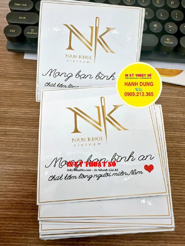 In Logo tem dán cho xưởng nghệ thuật hệ thống lớp dạy học vẽ - INKTS2652