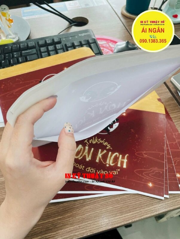 In tờ rơi leaflet A4 cấn 1 đường, tờ brochure giới thiệu dịch vụ nền tảng huấn luyện và đào tạo nhân tài - INKTS1856