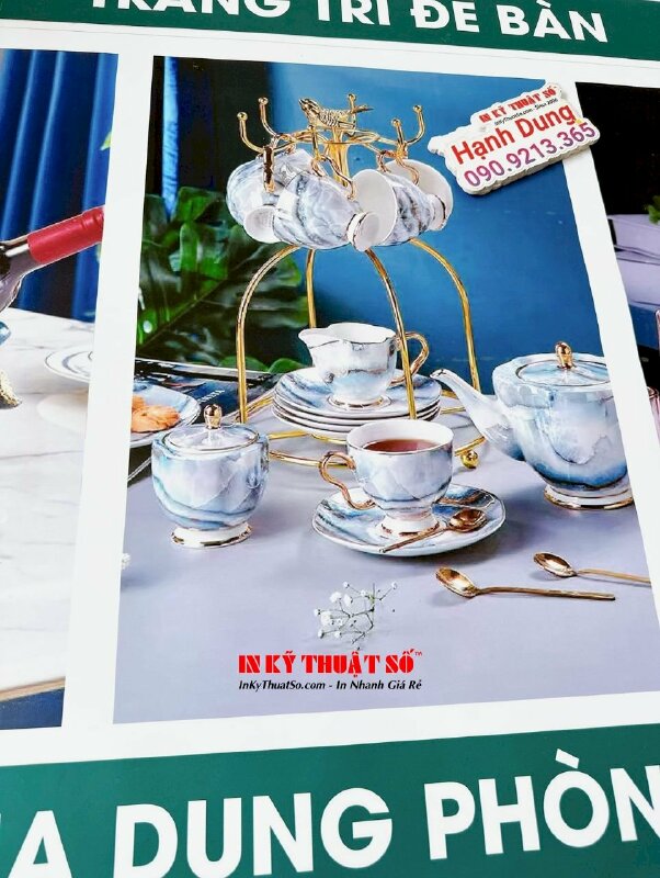 In fomex mô hình ly trà sữa, in PP dán formex cắt CNC theo hình - INKTS1673