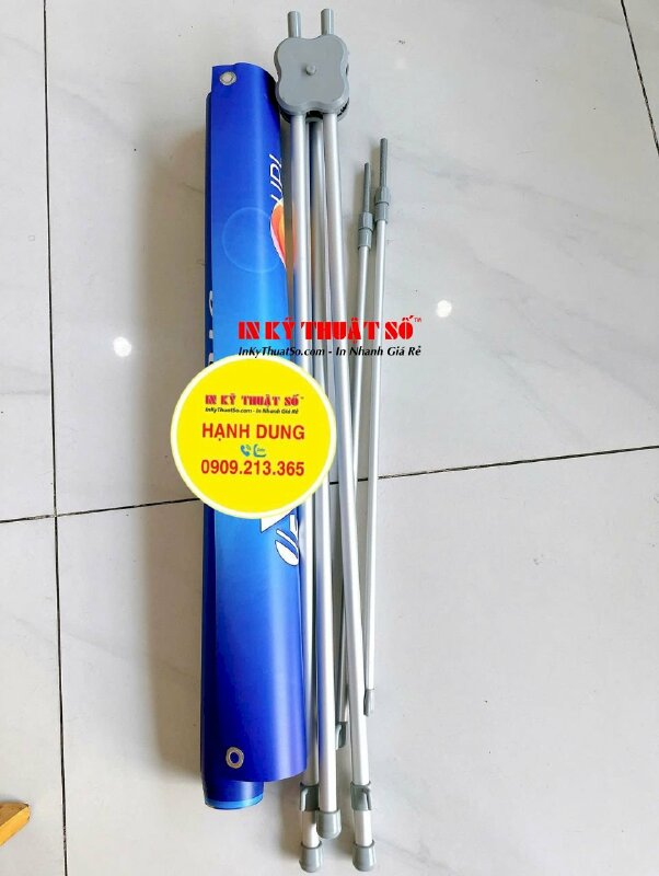 Combo Poster 80cm x 180cm &amp; Standee cao cấp tăng đơ sự kiện nhà nông cho công ty cung cấp hạt giống ngô lai - INKTS2864