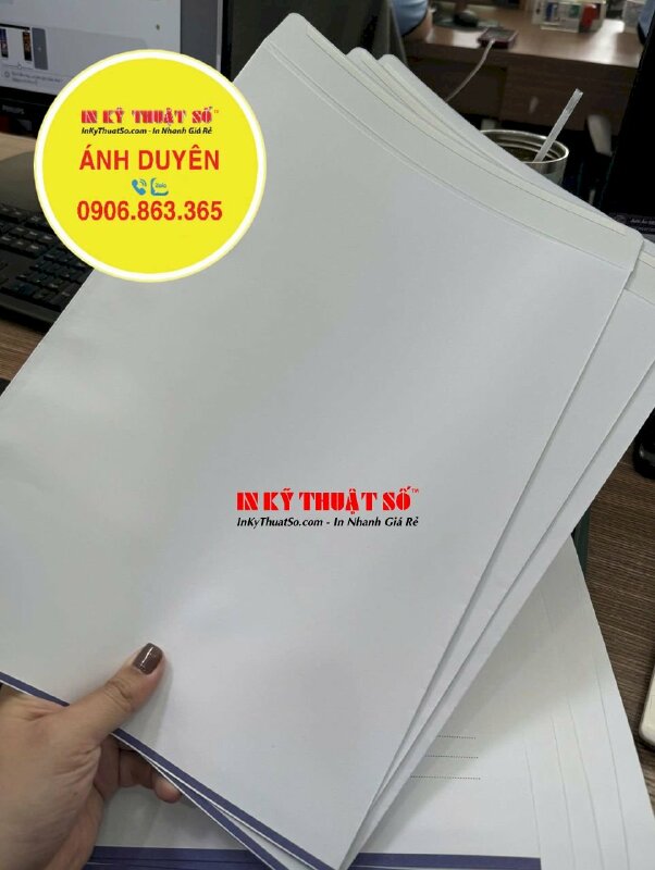 In tờ rơi menu gắn standee để bàn A5 mica cho quán cafe - INKTS1722