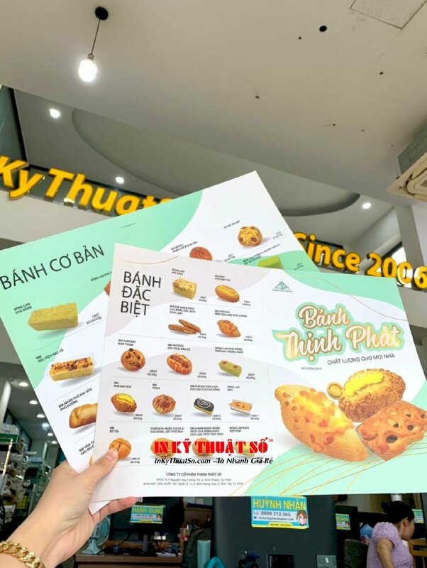 Làm phiếu nhắc bảo dưỡng cho gara auto xe hơi, gửi hàng đi Bình Dương từ TPHCM - INKTS1606