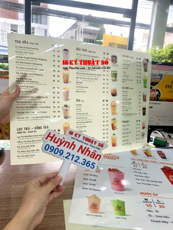 In tem nhãn sticker trái cây, sticker dưa lưới, sticker dừa sáp từ Decal sữa, bế theo viền - INKTS1669