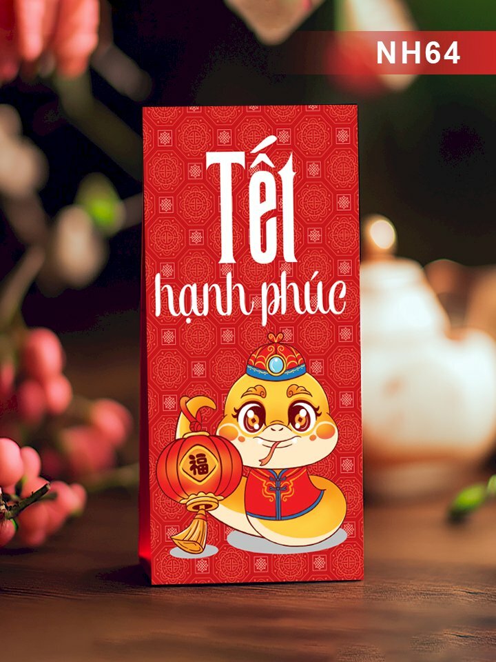 In lì xì giá rẻ Tết Chúc Mừng Năm Mới - Mã PT43 - INKTS2499