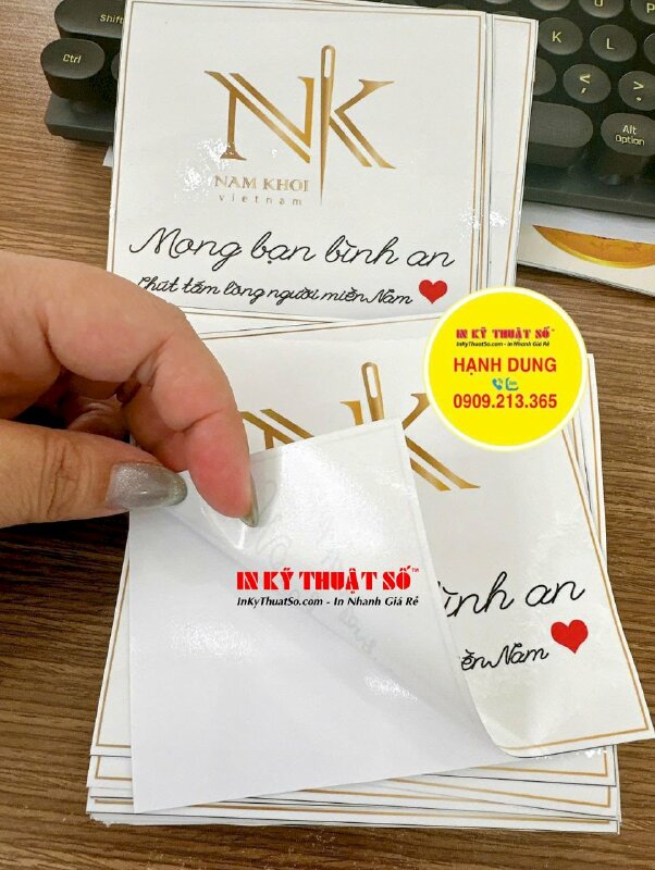 In Logo tem dán cho xưởng nghệ thuật hệ thống lớp dạy học vẽ - INKTS2652