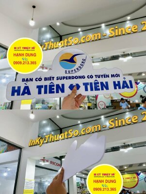 In cán format làm biển treo quảng cáo, biển quảng cáo để quầy thu ngân - INKTS1583