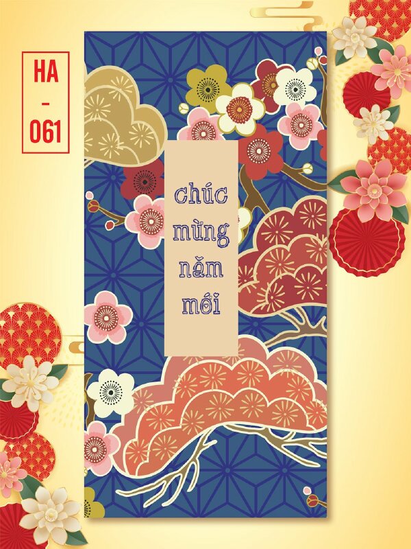 In bao lì xì Múa Lân Chúc Mừng Năm Mới - Mã HA059 - INKTS2618