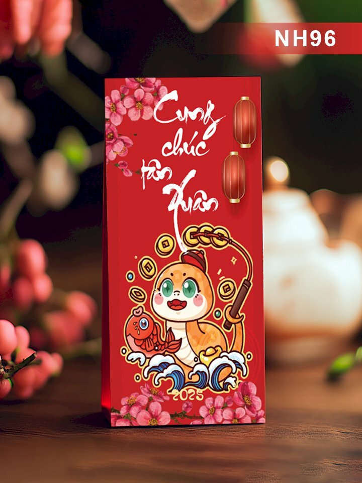In bao lì xì Tết đẹp Chúc Mừng Năm Mới - Mã PT75 - INKTS2531
