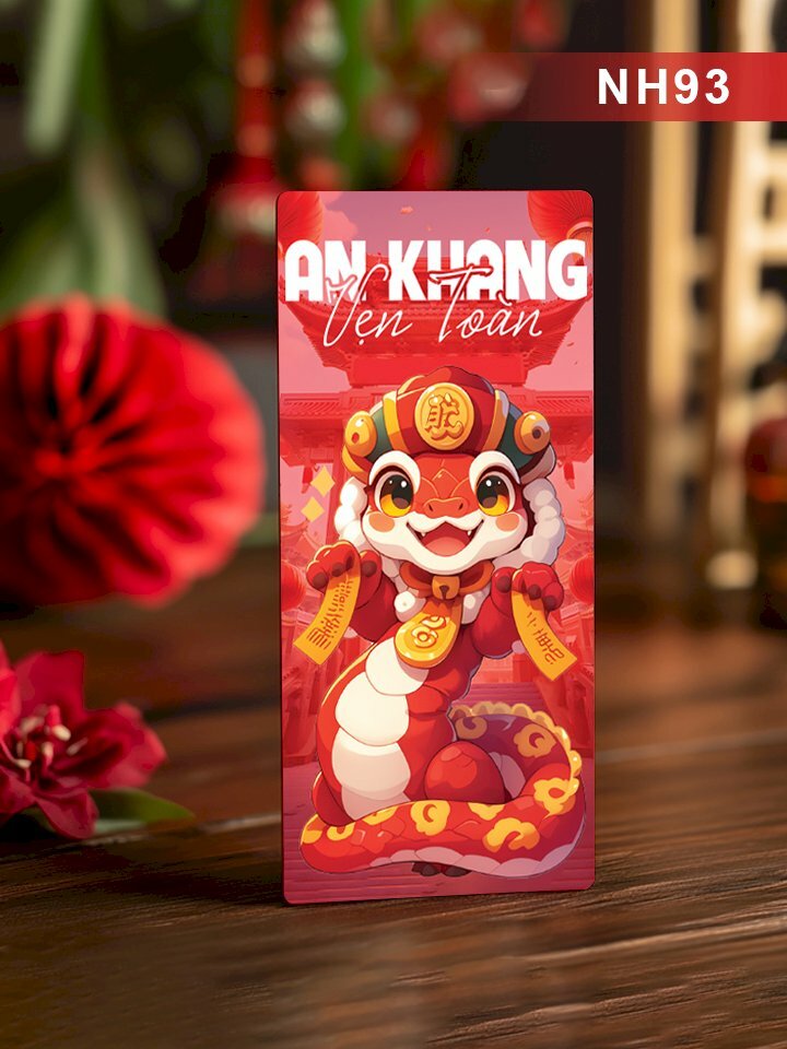 Sản xuất bao lì xì Tết Thần Tài - Mã PT72 - INKTS2528