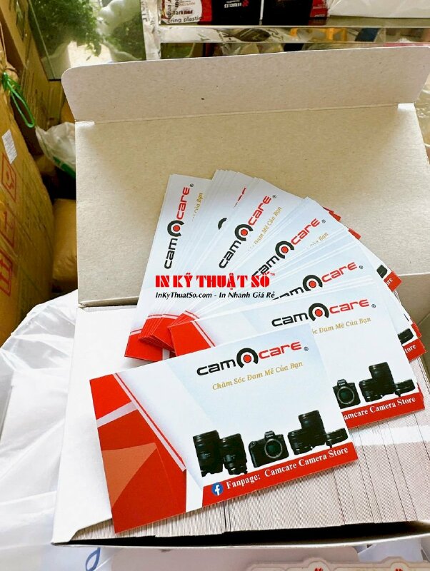 In thẻ giấy B300gsm đánh số thứ tự cho công ty dịch vụ bảo vệ, in giấy Bristol - INKTS1755