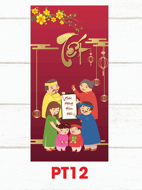 Công ty in ấn lịch Tết để bàn chữ A thiết kế chủ đề Chùm quả ngọt - Mã HC2025-16 - INKTS2289