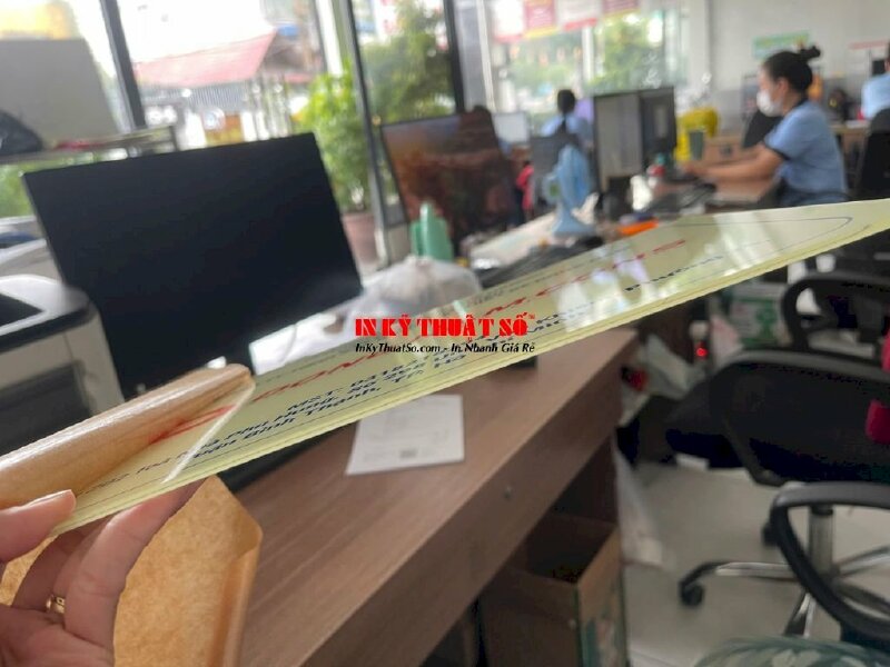 Biển văn phòng đại diện công ty Mica trong 3li in UV ngược, lót trắng theo file in - INKTS2896