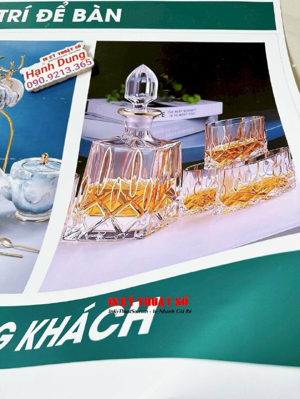 In fomex mô hình ly trà sữa, in PP dán formex cắt CNC theo hình - INKTS1673