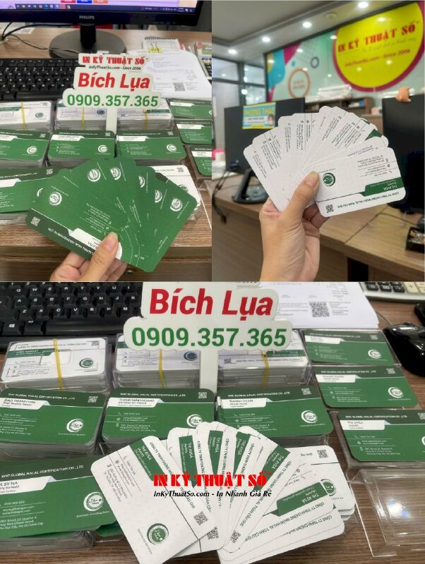 In thẻ Membership Card, thẻ thành viên câu lạc bộ Golf doanh nhân - INKTS1867