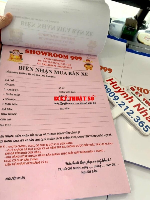 In nhãn dán theo yêu cầu Decal sữa mực dầu, cán bóng, bế tem theo viền - INKTS1983