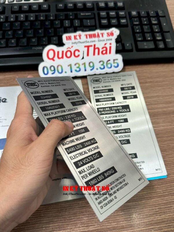 In card thank you, card welcome making yourself at home cho homestay, hàng gửi về Bảo Lộc từ TPHCM - INKTS1611