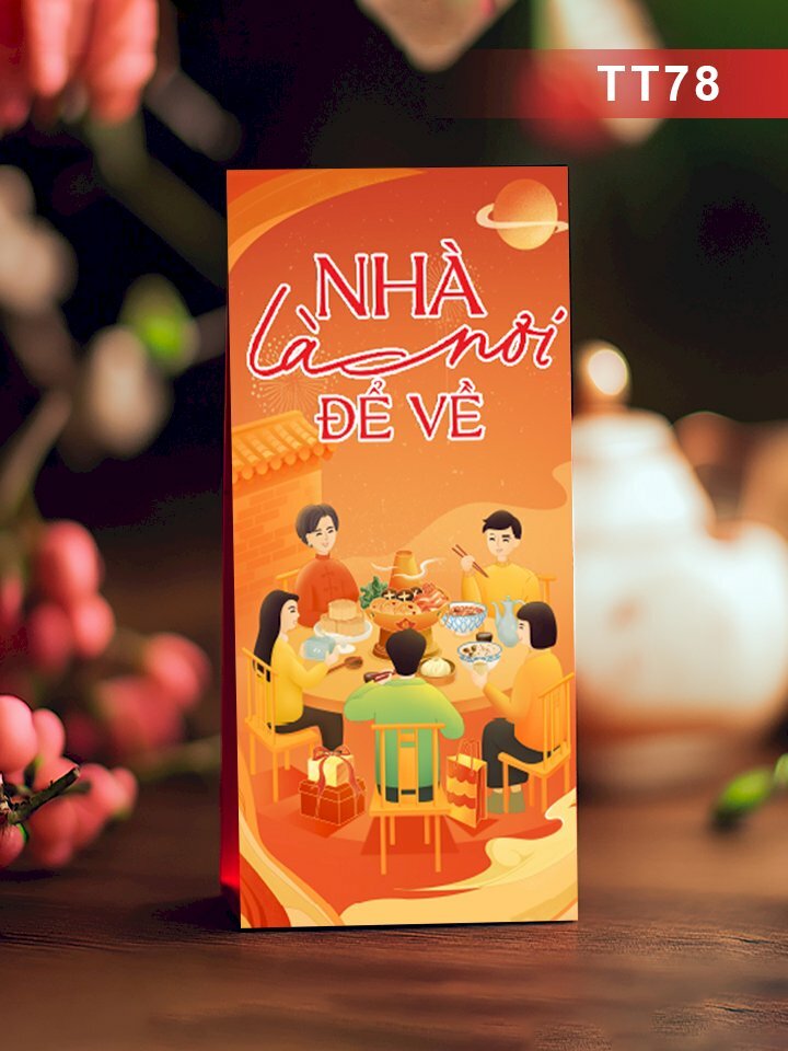 Mẫu bao lì xì đẹp Tết An Vui - Mã NH79 - INKTS2693
