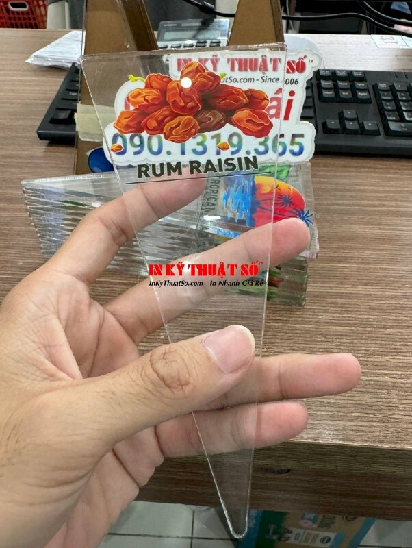 In tờ gập giới thiệu thực phẩm chức năng, in giấy C300gsm, in 2 mặt, gia công cấn 2 đường - INKTS1617