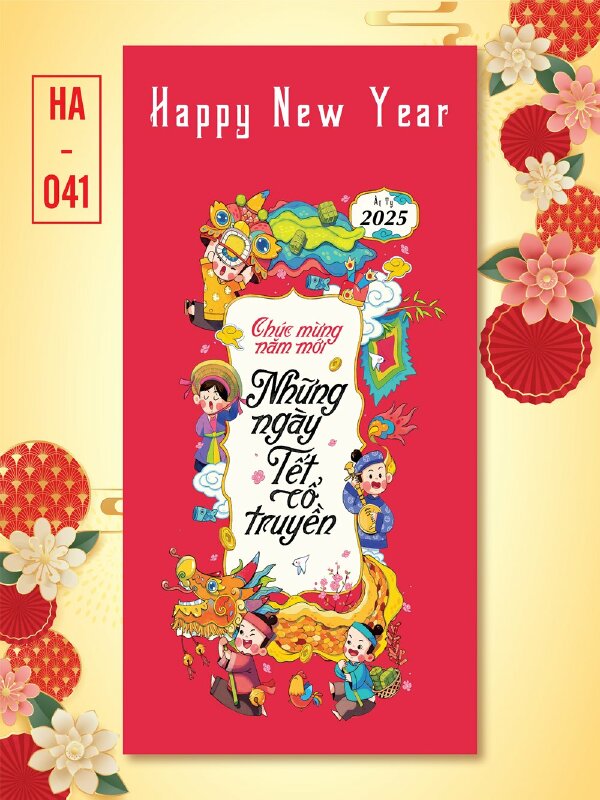 In phong bao lì xì Tết Rắn Ất Tỵ Tài Lộc Xuân Phát Tài 2025 - Mã NH62 - INKTS2598