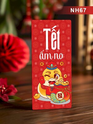 Công ty in bao lì xì Tết Ấm No - Mã NH67 - INKTS2681