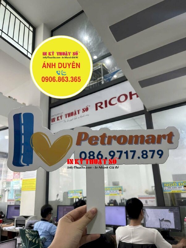 In biển Mica đặt bàn mã QR code thanh toán chuyển khoản ngân hàng - INKTS1781