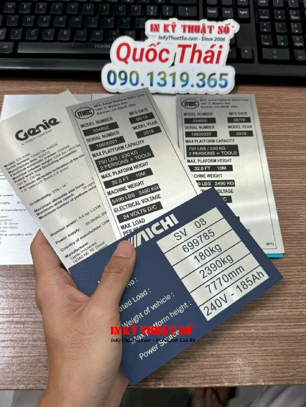 In card thank you, card welcome making yourself at home cho homestay, hàng gửi về Bảo Lộc từ TPHCM - INKTS1611